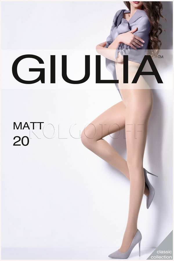 Колготки женские без шортиков GIULIA Matt 20 